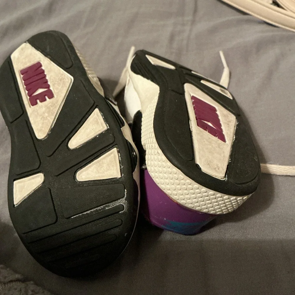 1992 Nike Huarache Baby Infant 5 Rare Vintage Shoes Blue Purple